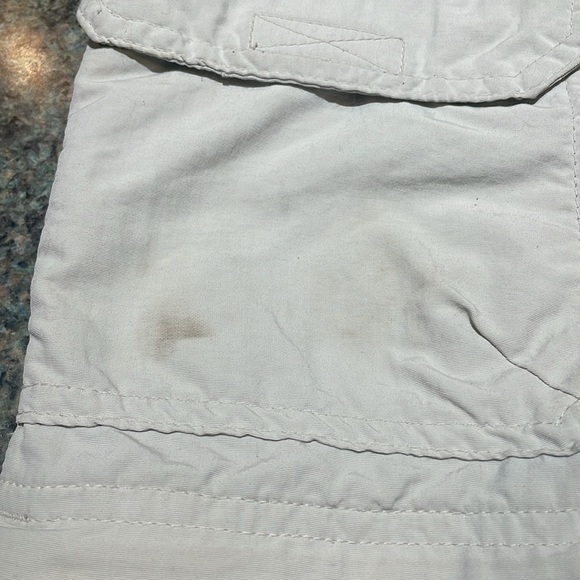 Royal Robbins size 10 regular adjustable length hiking pants elastic panels tan - Picture 10 of 14